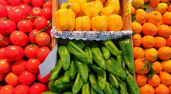 Local food at Mercado San Miguel in Madrid