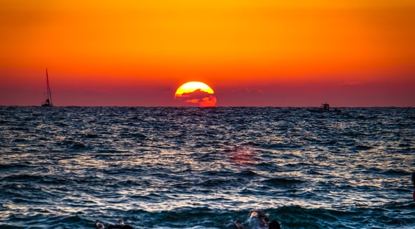 Sunset in Tel Aviv