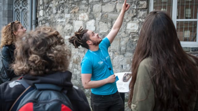 Free tour of Dublin guide explains the history of Dublin Castle